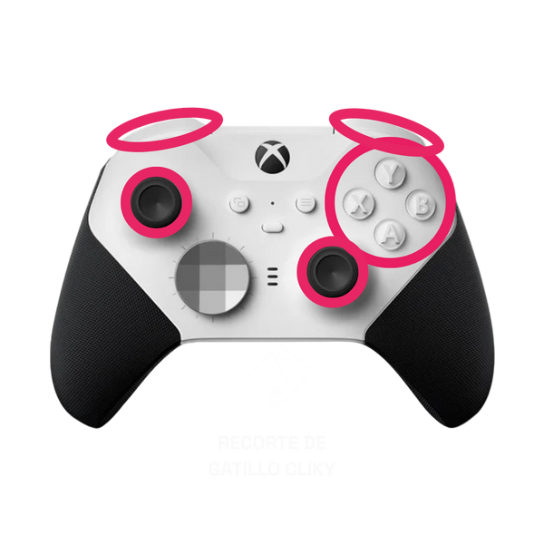 Reparación Elite Series 2 – Sticks TMR + Bumpers + cliky + Cliky gatillos