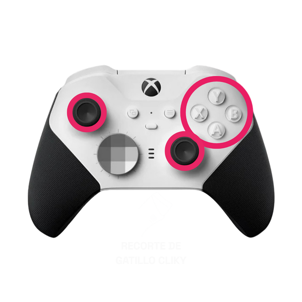 Reparación Elite Series 2 – Sticks TMR + cliky + Cliky gatillos