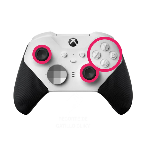 Reparación Elite Series 2 – Sticks TMR + cliky + Cliky gatillos