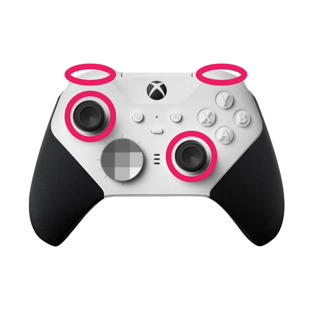 Reparación Elite Series 2 – Sticks TMR + Bumpers