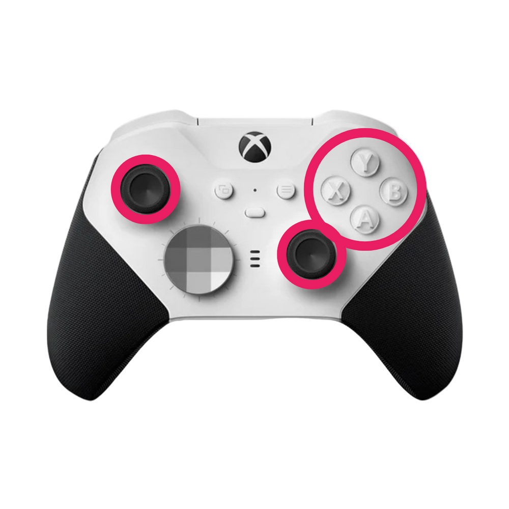 Reparación Elite Series 2 – Sticks TMR + cliky