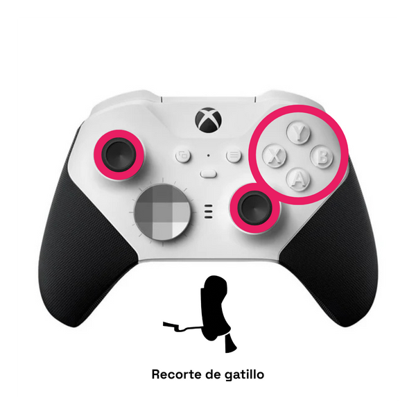 Reparación Elite Series 2 – Sticks TMR + cliky + Cliky gatillos