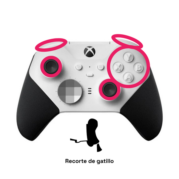 Reparación Elite Series 2 – Sticks TMR + Bumpers + cliky + Cliky gatillos