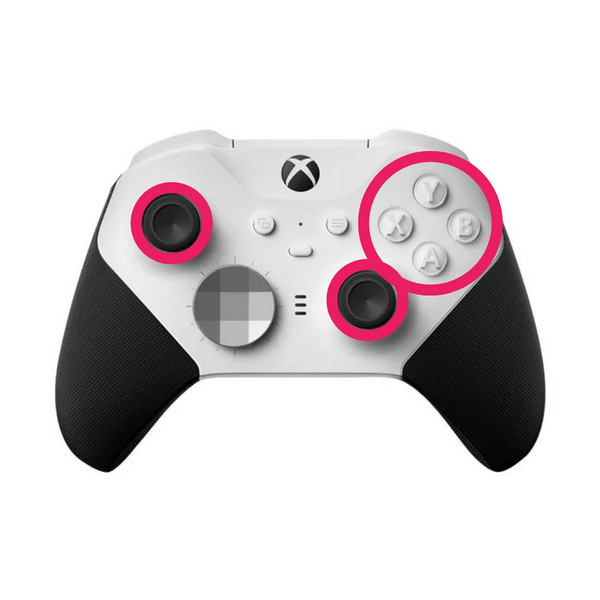 Reparación Elite Series 2 – Sticks TMR + cliky