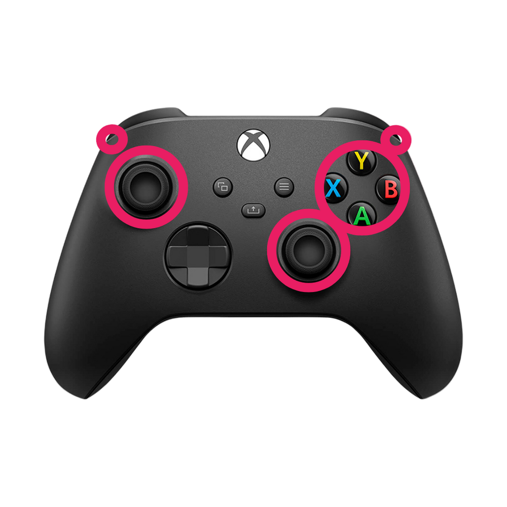 STICKS TMR, RECORTE DE GATILLOS Y BOTONES CLIKY