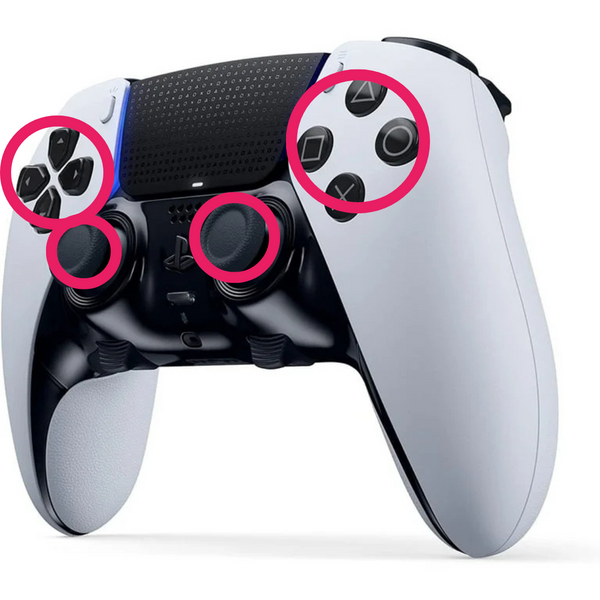 PS5 EDGE COMPLETO - CONTROL COMPLETO + TMR + CLIKY